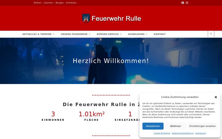 Capture d'écran de feuerwehrrulle.de