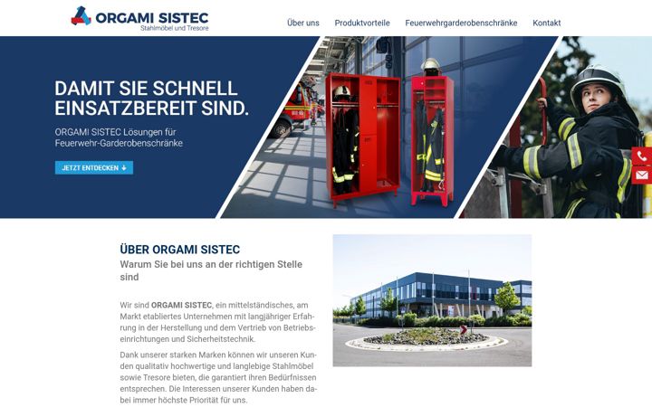 Screenshot of feuerwehrschraenke-orgami.de
