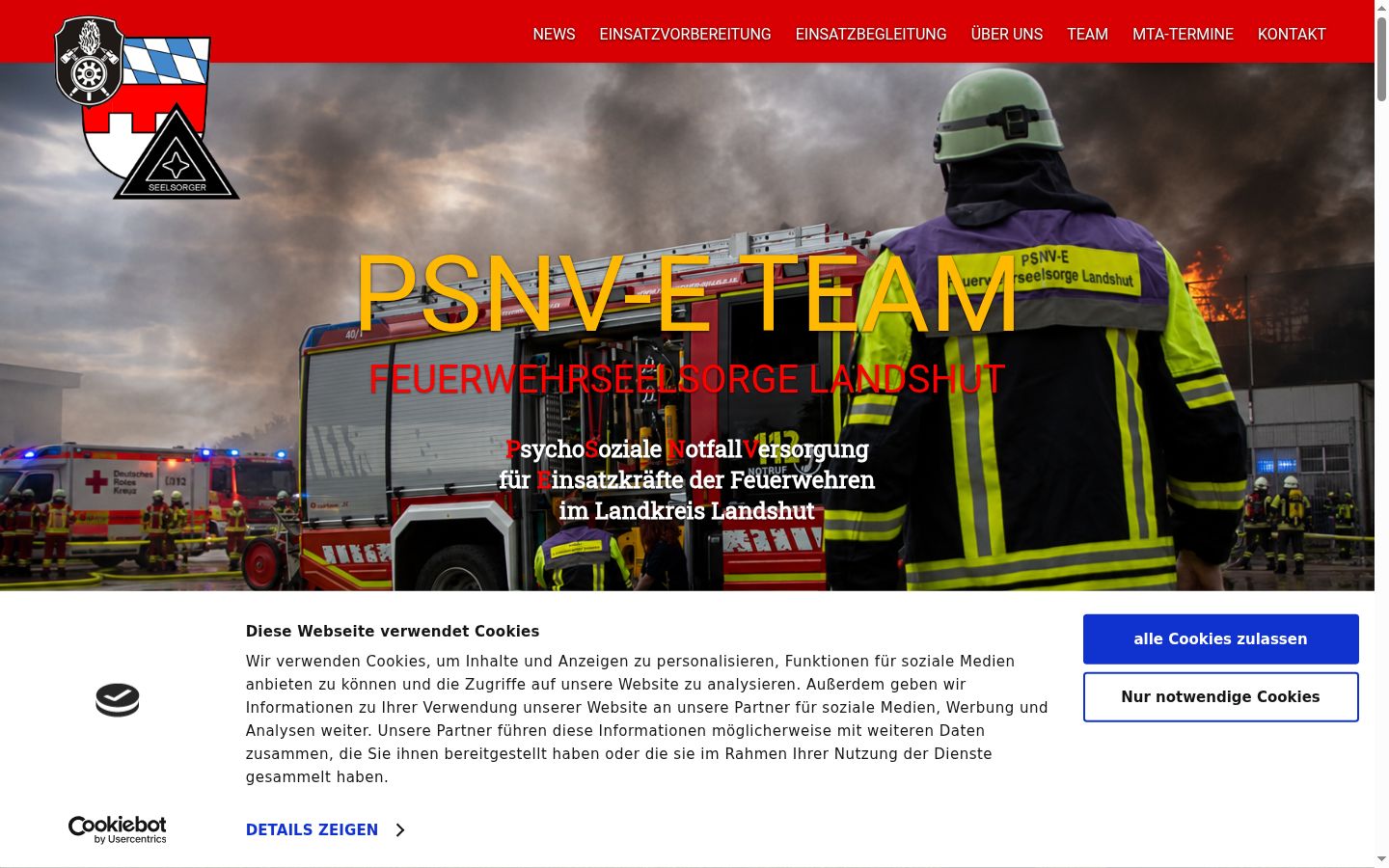 Screenshot van de toestemmingsbanner zoals getoond vóór enige interactie