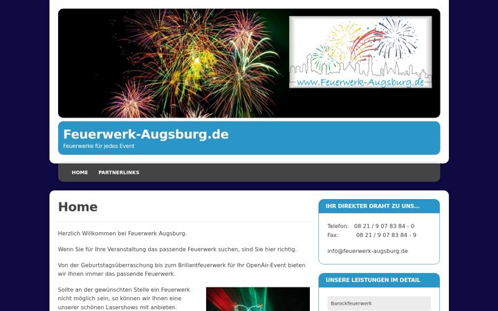 Screenshot di feuerwerk-augsburg.de