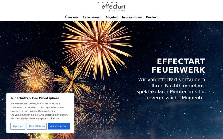 Screenshot of feuerwerk-bayern.de