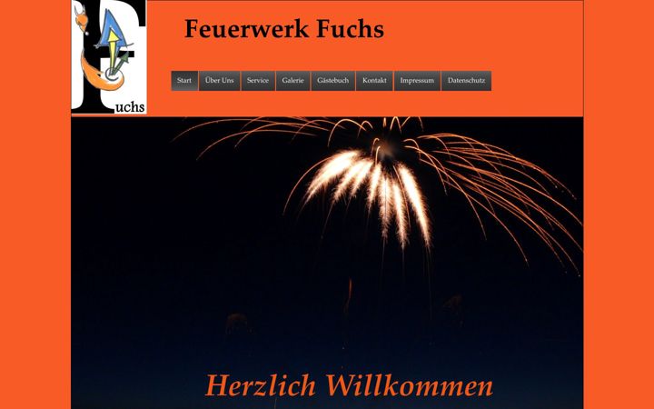 Screenshot of feuerwerk-fuchs.de