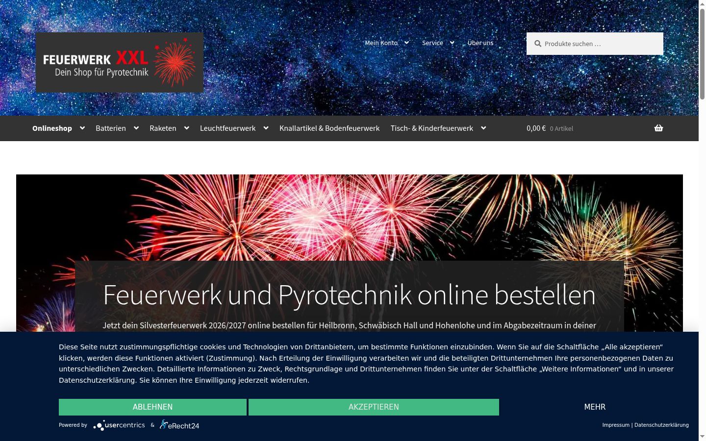 Screenshot van de toestemmingsbanner zoals getoond vóór enige interactie