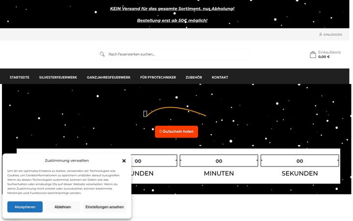 Screenshot di feuerwerkteam50.de