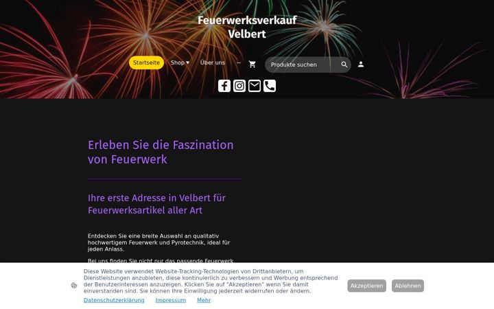 Screenshot of feuerwerkvelbert.de