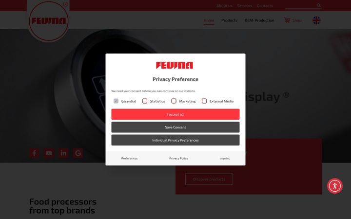 Screenshot of feuma.de