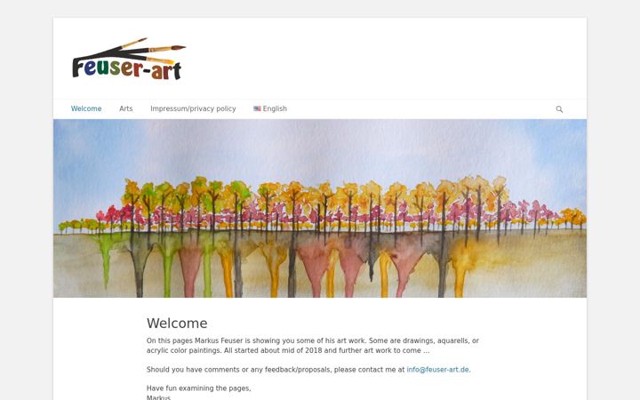 Screenshot of feuser-art.de