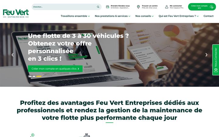 Screenshot of feuvert-entreprises.fr