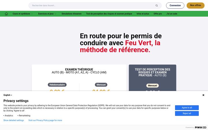 Screenshot ta' feuvert.be