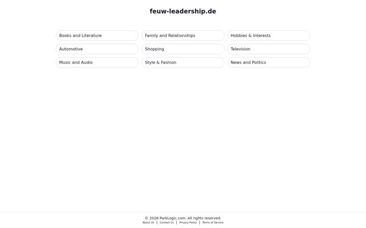 Ekrano kopija feuw-leadership.de