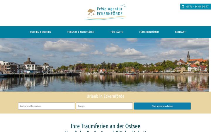 Ekrano kopija fewo-agentur-eckernfoerde.de