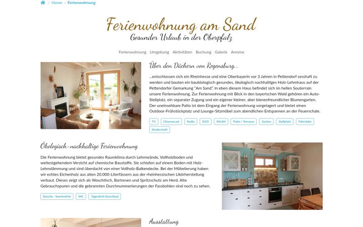 Snímek obrazovky fewo-am-sand.de