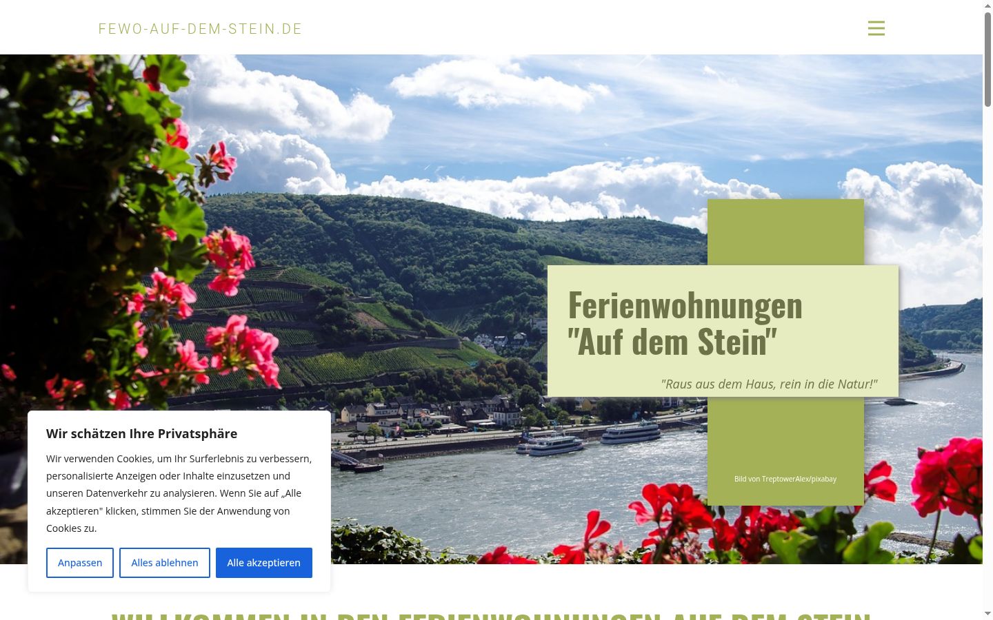 Screenshot tal-banner tal-kunsens muri qabel kwalunkwe interazzjoni