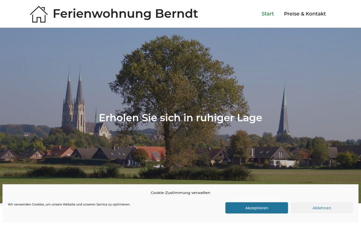 Skærmbillede af fewo-berndt.de