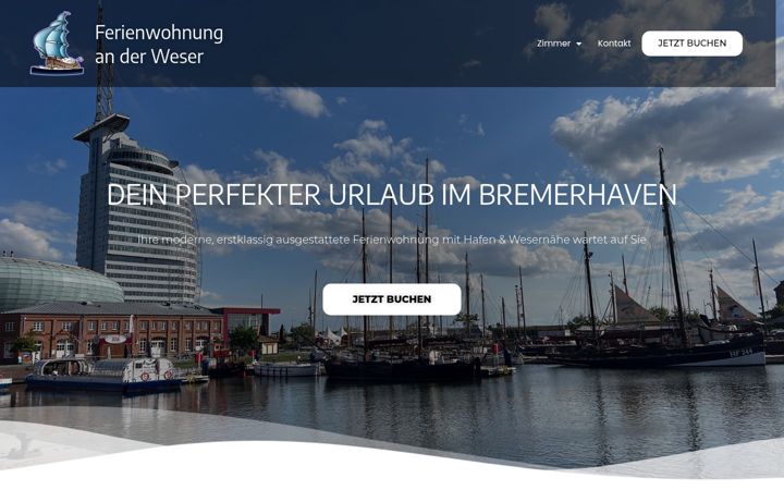 Skærmbillede af fewo-bhv.de