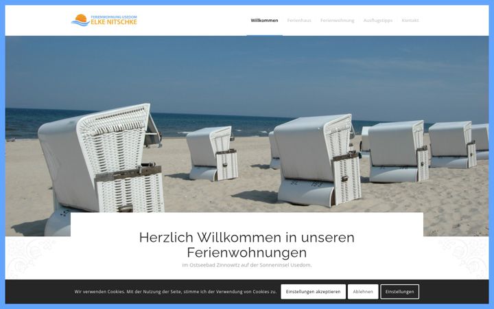 Skærmbillede af fewo-elke-usedom.de