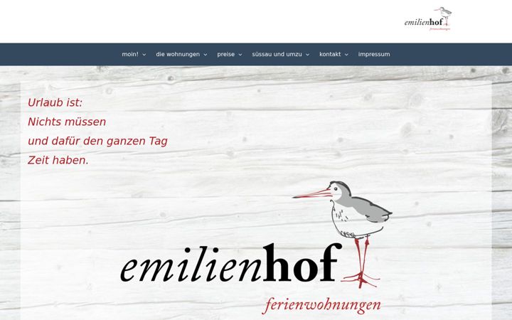 Skærmbillede af fewo-emilienhof.de