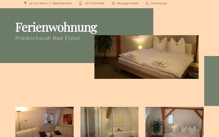 Képernyőkép: fewo-friedrichsruh.de