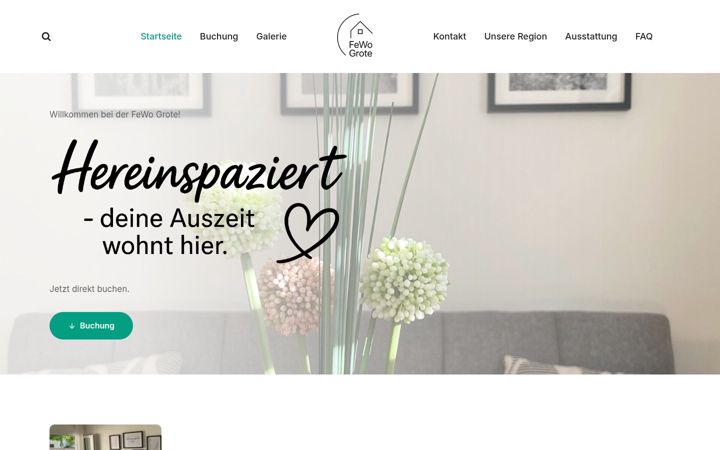 Screenshot of fewo-grote.de