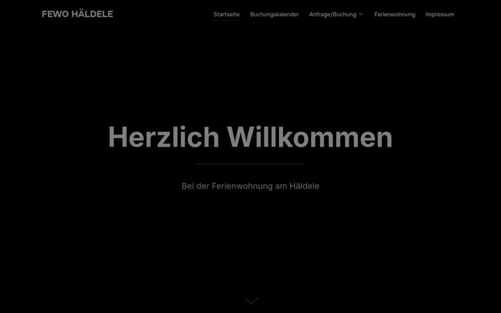 Screenshot of fewo-haeldele.de