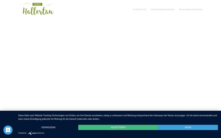 Screenshot of fewo-hallertau.de