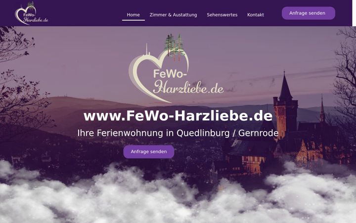 Képernyőkép: fewo-harzliebe.de