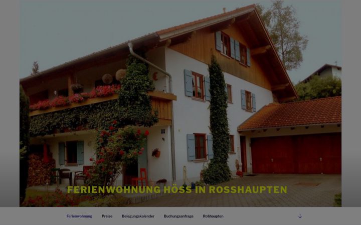 Screenshot of fewo-hoess-allgaeu.de