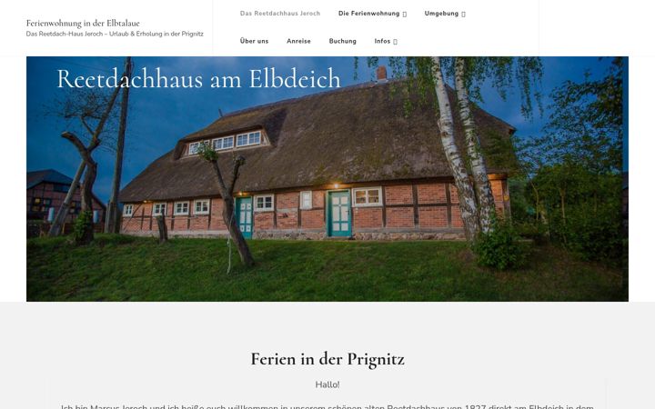 Screenshot of fewo-in-der-elbtalaue.de