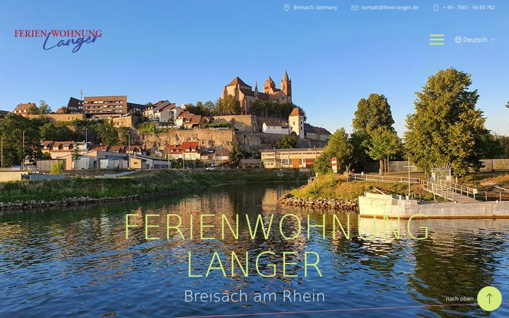 Screenshot of fewo-langer.de