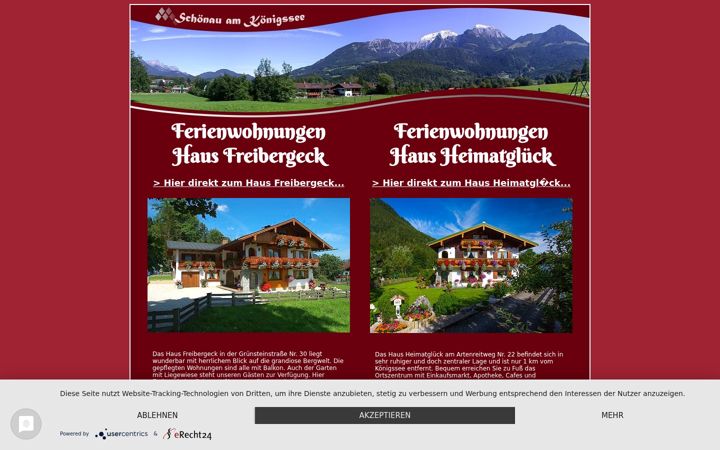 Screenshot of fewo-lochner.com