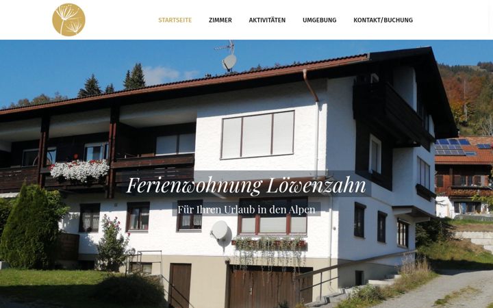 Screenshot of fewo-loewenzahn.de