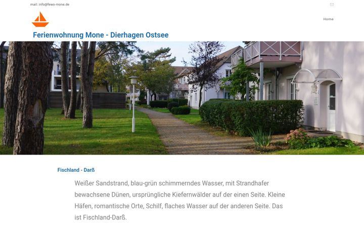 Screenshot of fewo-mone.de