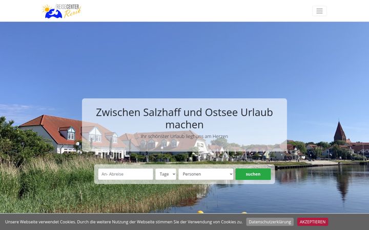 Screenshot of fewo-ostseebad-rerik.de