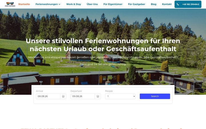 Screenshot of fewo-partners.de