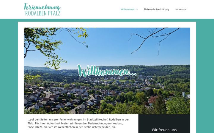 Screenshot of fewo-rodalben-pfalz.de