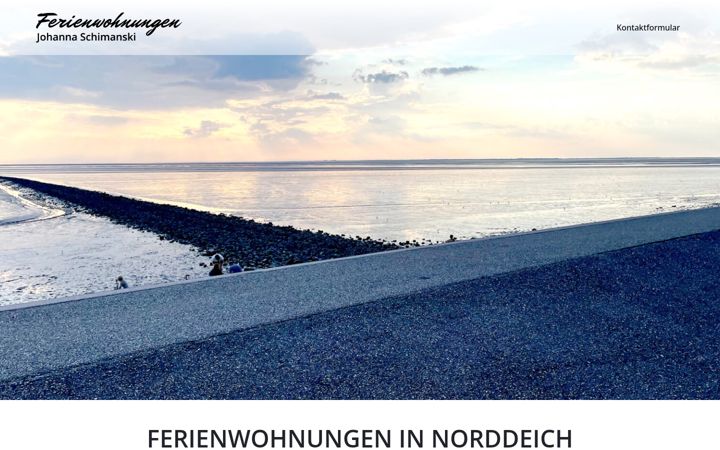 Screenshot of fewo-schimanski-norddeich.de