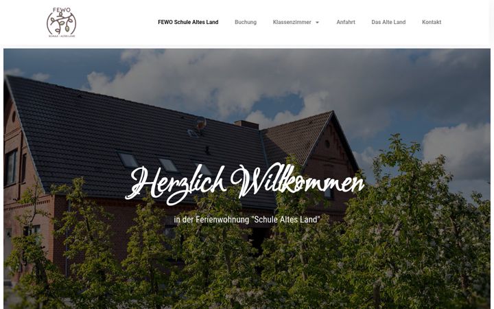 Screenshot of fewo-schule-altesland.de