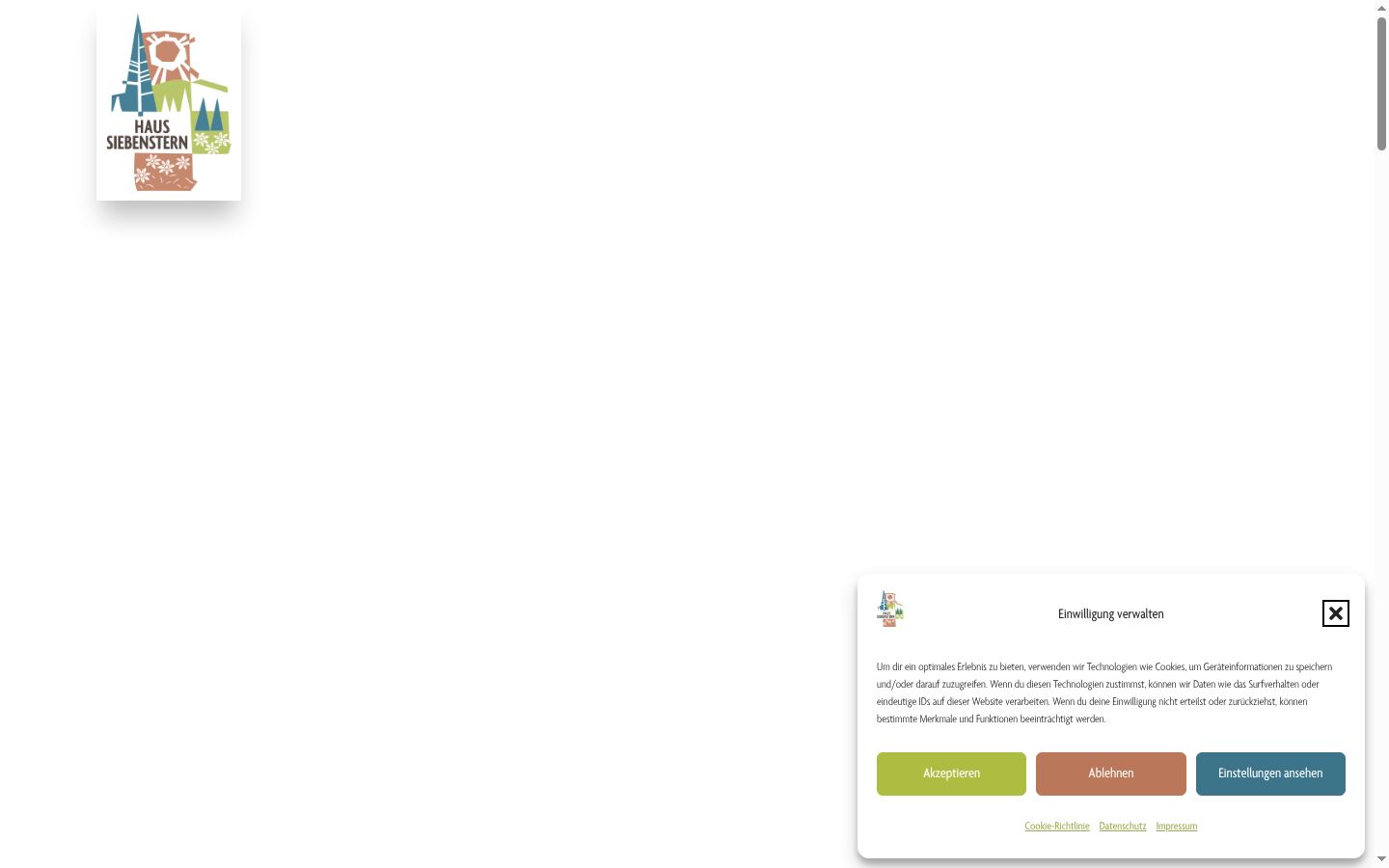 Screenshot του banner συγκατάθεσης που εμφανίστηκε πριν από οποιαδήποτε αλληλεπίδραση