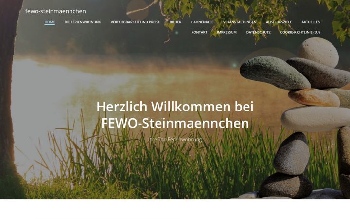 Snimka zaslona za fewo-steinmaennchen.de