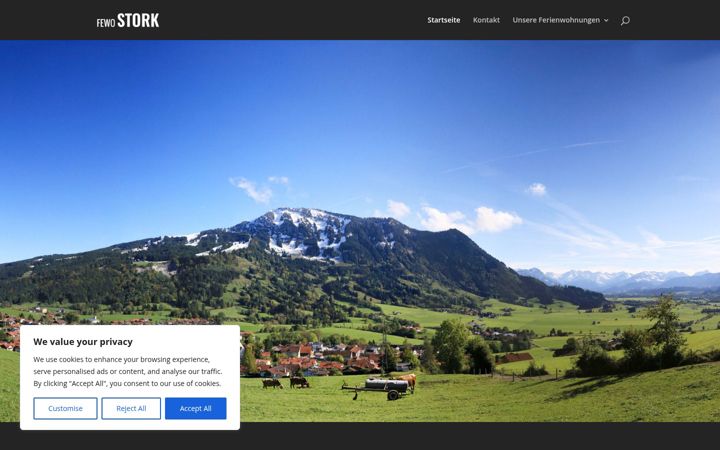 Snimka zaslona za fewo-stork.de
