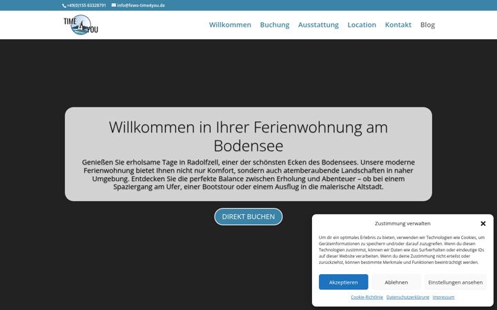 Screenshot of fewo-time4you.de