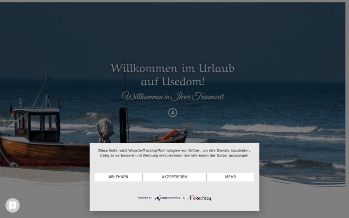 Snimka zaslona za fewo-traumzeit-usedom.de