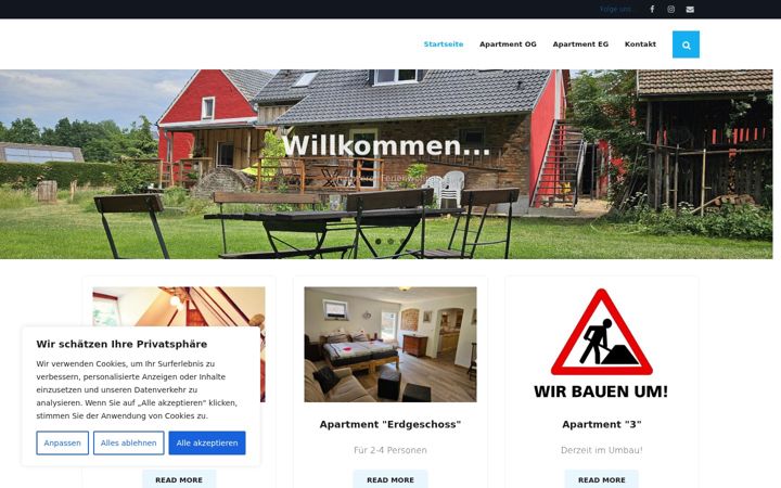 Snimka zaslona za fewo-vor-dem-berg.de