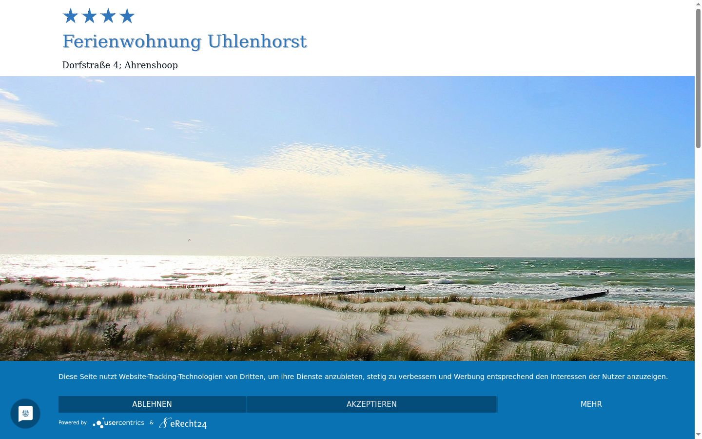 Screenshot tal-banner tal-kunsens muri qabel kwalunkwe interazzjoni