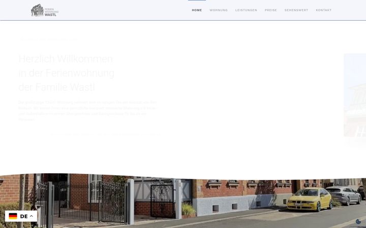 Screenshot of fewo-wastl.de