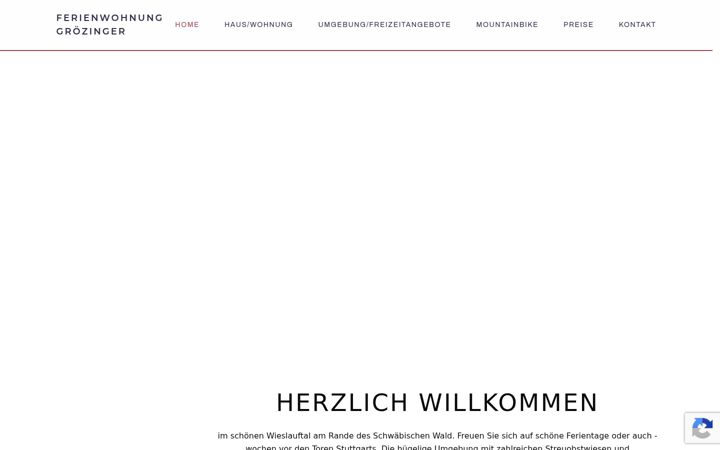 Screenshot of fewo-wieslauftal.de