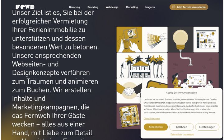 Screenshot of fewo.design