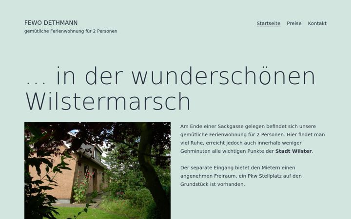 Screenshot of fewodethmann.de