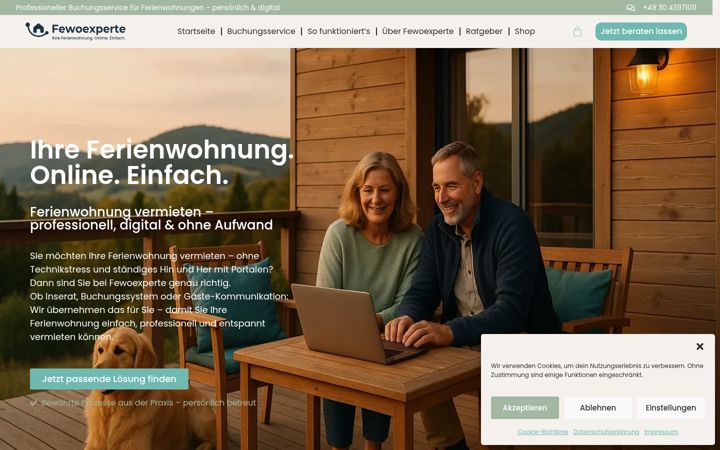Screenshot of fewoexperte.de