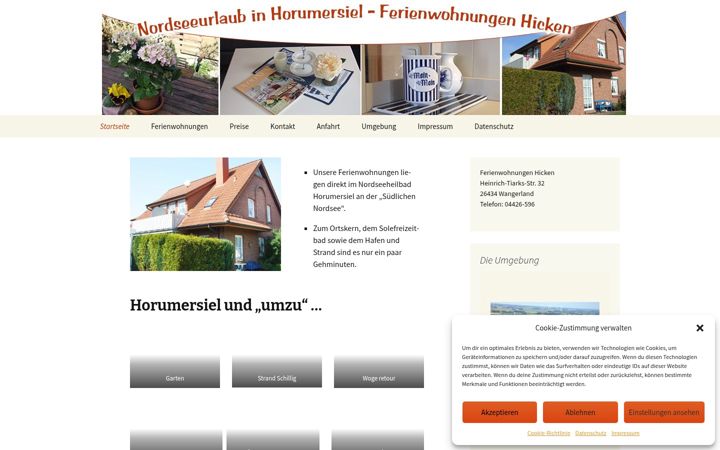 Screenshot of fewohicken.de